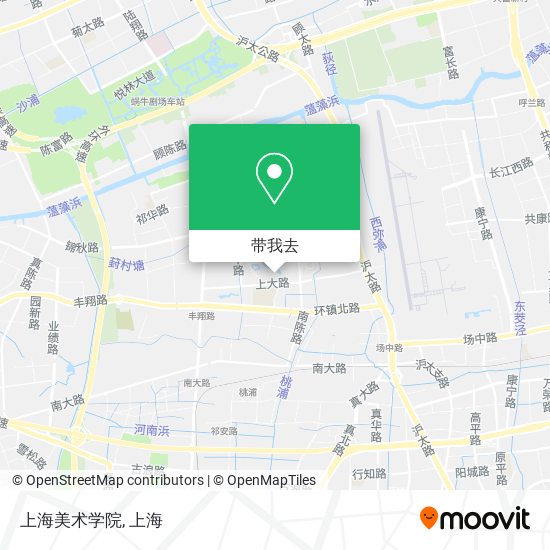 上海美术学院地图