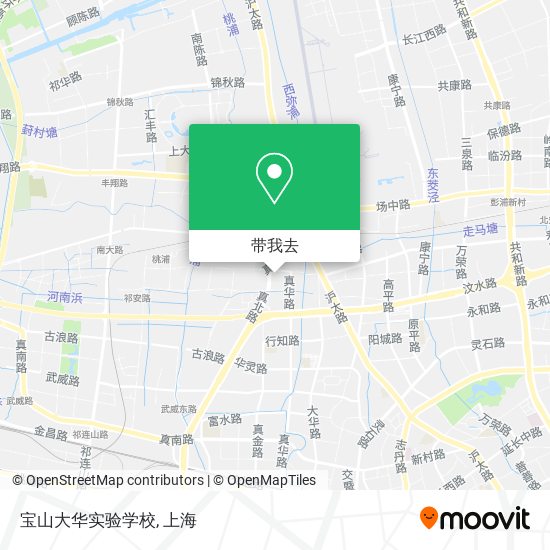 宝山大华实验学校地图