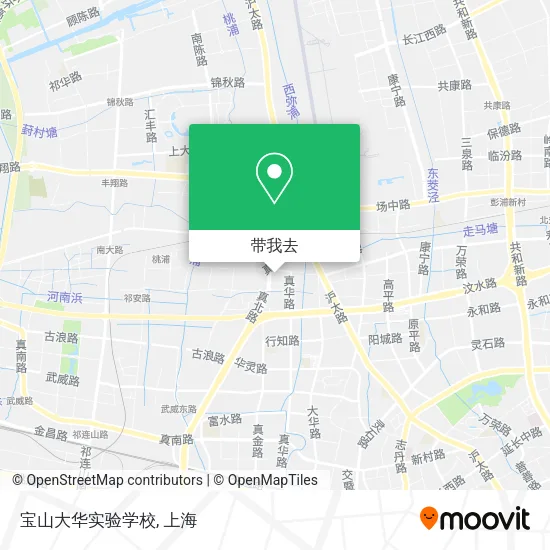 宝山大华实验学校地图