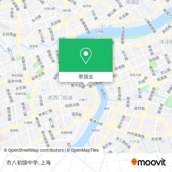 市八初级中学地图