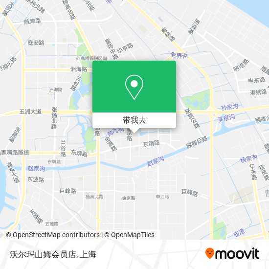 沃尔玛山姆会员店地图