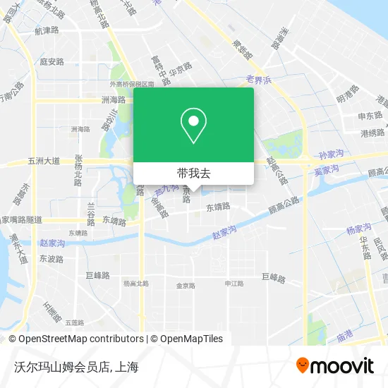沃尔玛山姆会员店地图