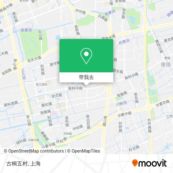 古桐五村地图