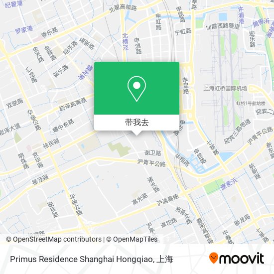 Primus Residence Shanghai Hongqiao地图