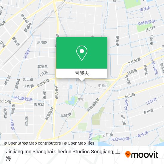 Jinjiang Inn Shanghai Chedun Studios Songjiang地图