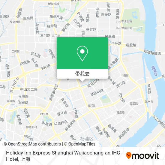 Holiday Inn Express Shanghai Wujiaochang an IHG Hotel地图