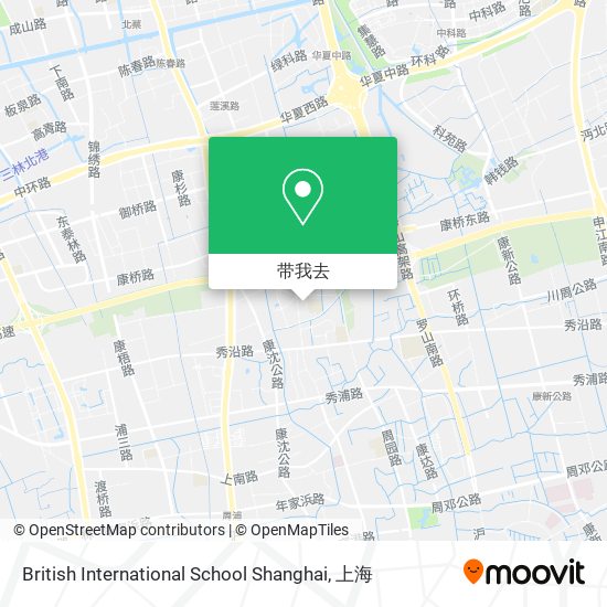 British International School Shanghai地图