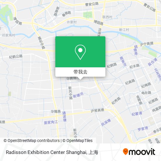 Radisson Exhibition Center Shanghai地图
