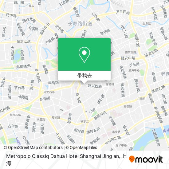 Metropolo Classiq Dahua Hotel Shanghai Jing an地图
