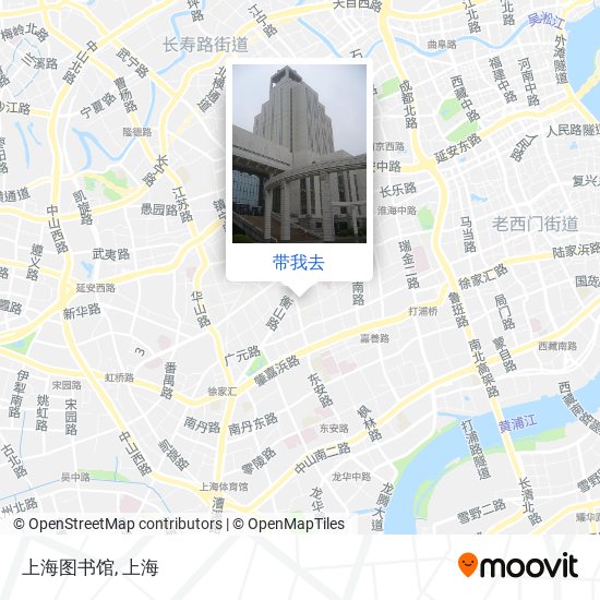 上海图书馆地图