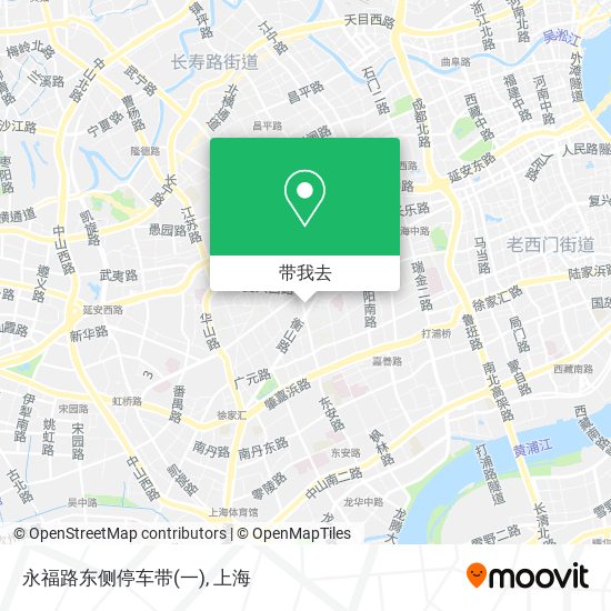 永福路东侧停车带(一)地图