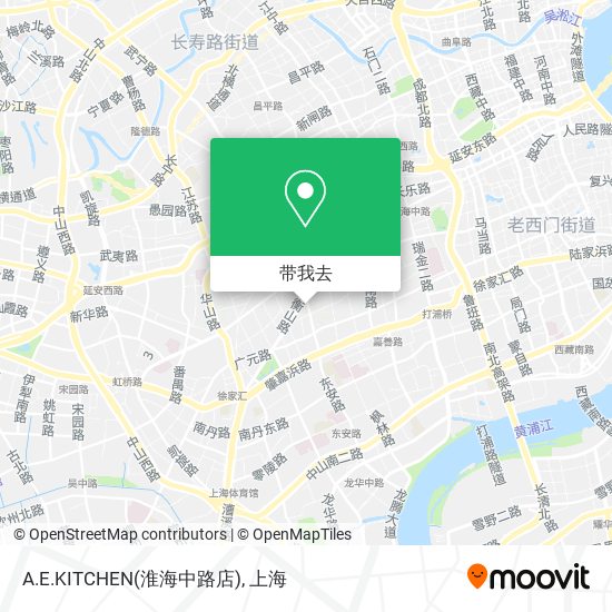 A.E.KITCHEN(淮海中路店)地图