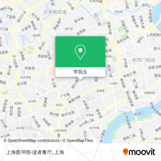 上海图书馆-读者餐厅地图