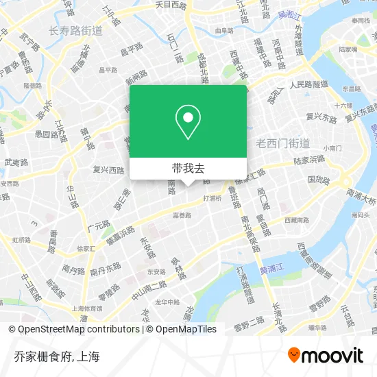 乔家栅食府地图