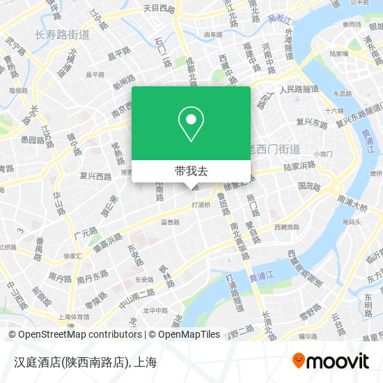 汉庭酒店(陕西南路店)地图