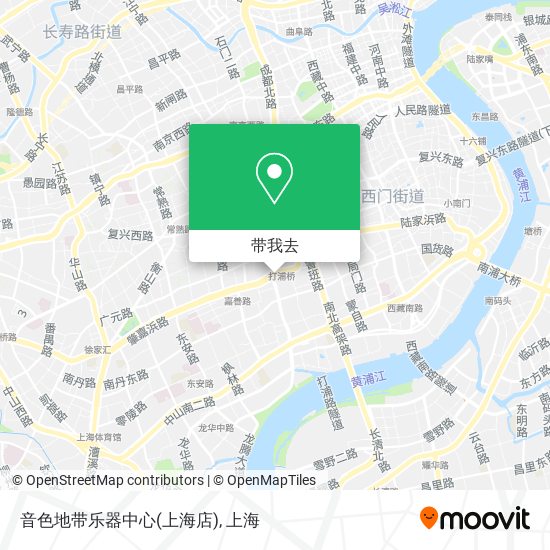音色地带乐器中心(上海店)地图