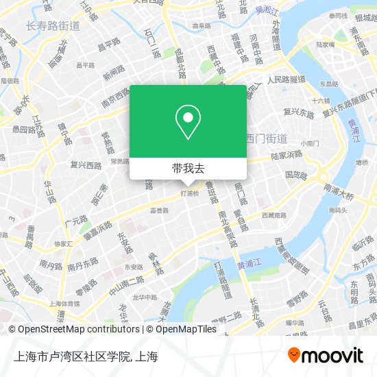 上海市卢湾区社区学院地图