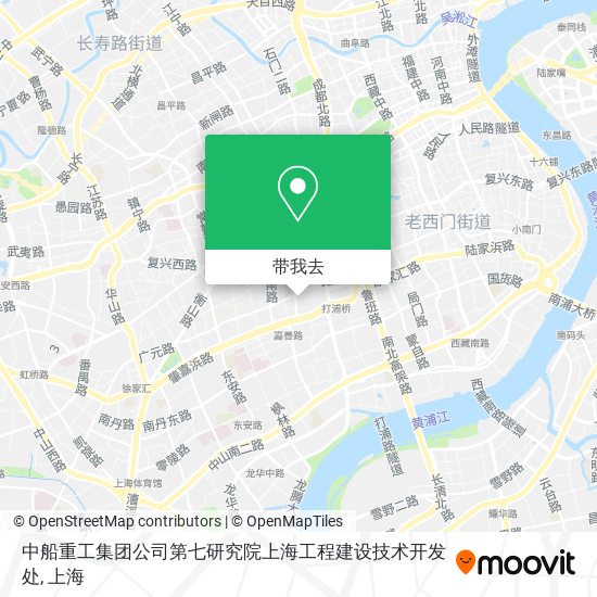 中船重工集团公司第七研究院上海工程建设技术开发处地图