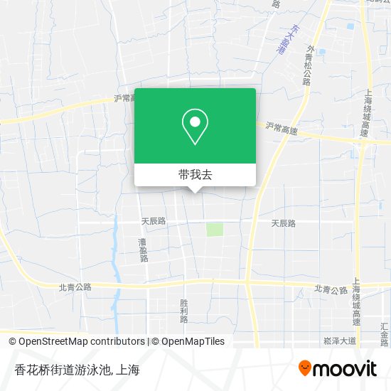 香花桥街道游泳池地图