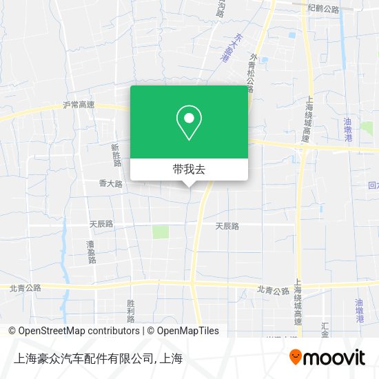 上海豪众汽车配件有限公司地图