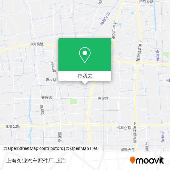 上海久业汽车配件厂地图