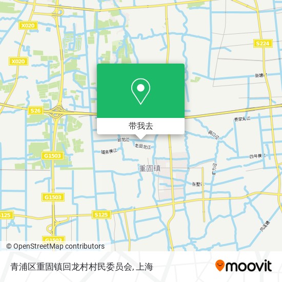 青浦区重固镇回龙村村民委员会地图