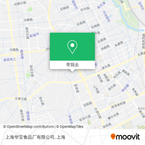 上海华宝食品厂有限公司地图