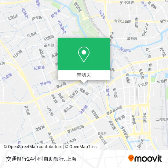 交通银行24小时自助银行地图