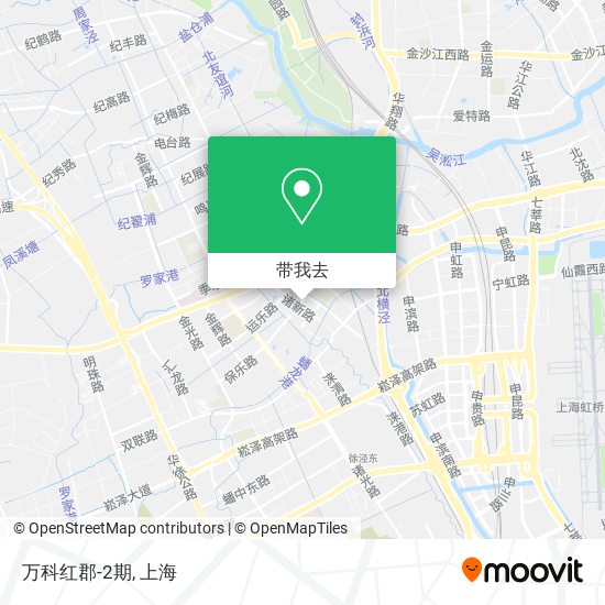 万科红郡-2期地图