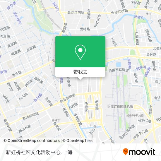 新虹桥社区文化活动中心地图