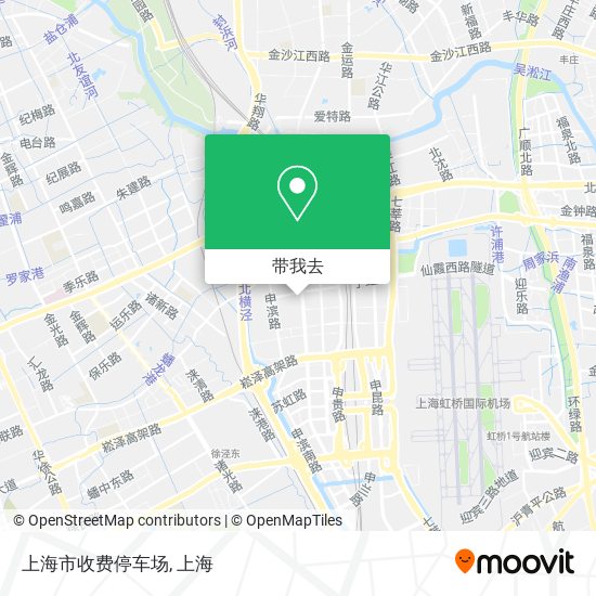 上海市收费停车场地图