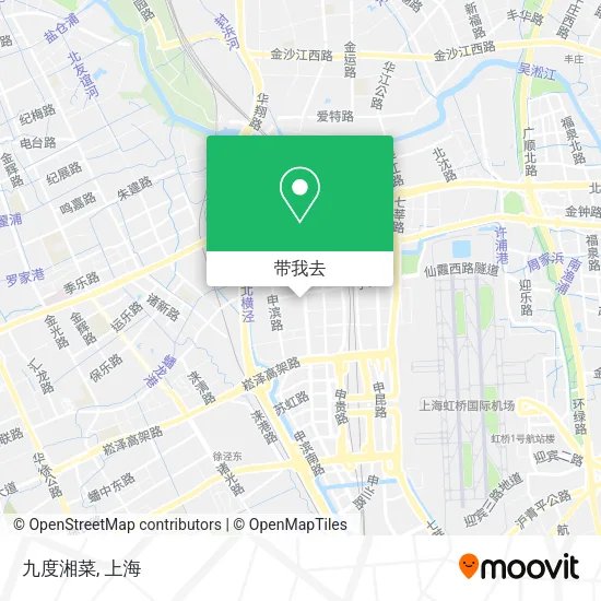 九度湘菜地图