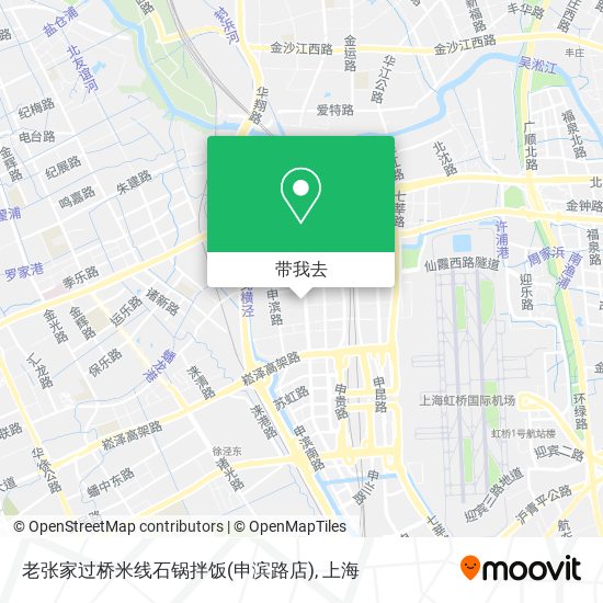 老张家过桥米线石锅拌饭(申滨路店)地图