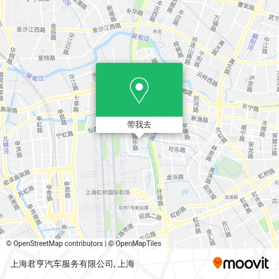 上海君亨汽车服务有限公司地图