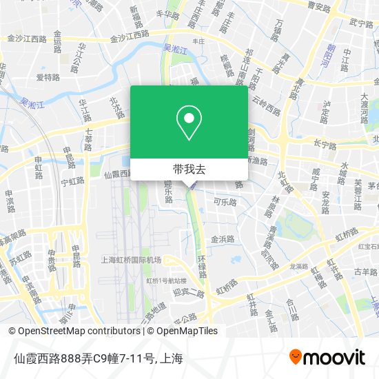 仙霞西路888弄C9幢7-11号地图