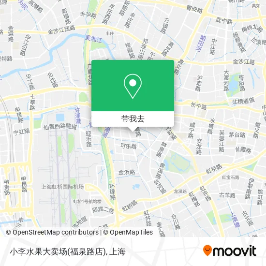小李水果大卖场(福泉路店)地图