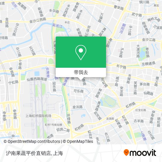 沪南果蔬平价直销店地图