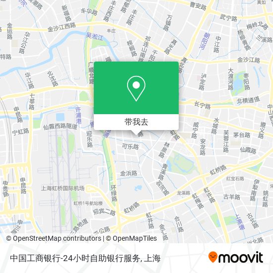 中国工商银行-24小时自助银行服务地图