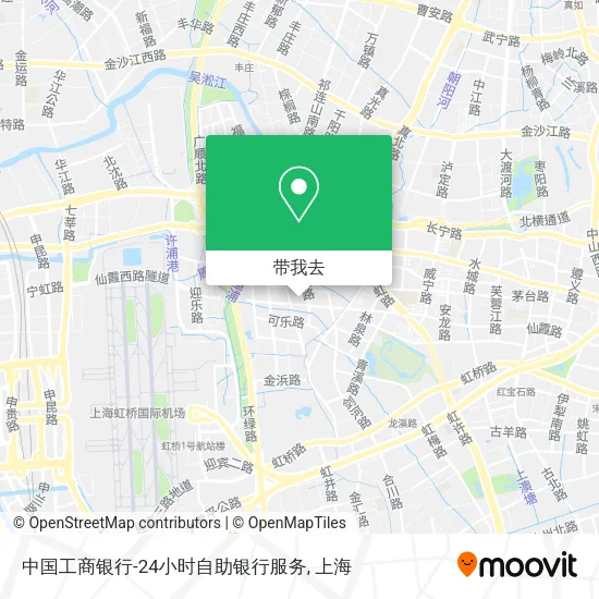 中国工商银行-24小时自助银行服务地图