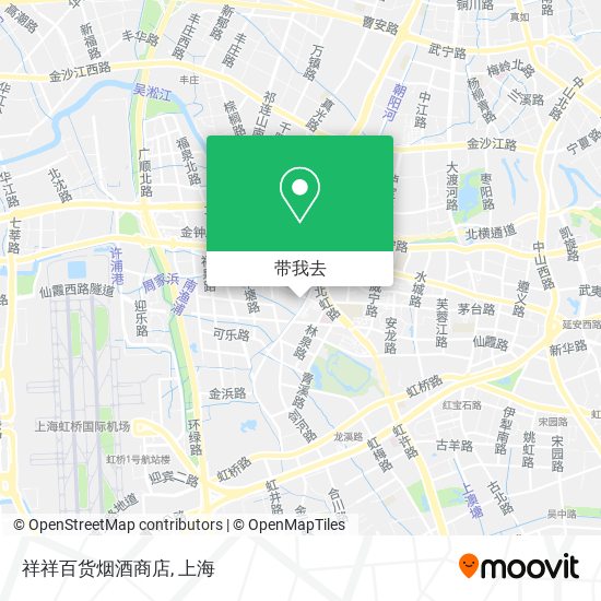 祥祥百货烟酒商店地图