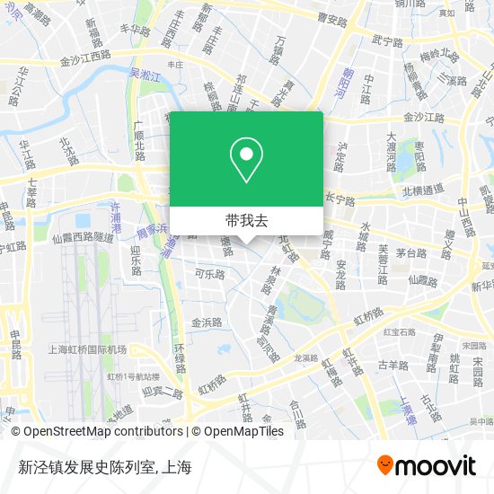 新泾镇发展史陈列室地图