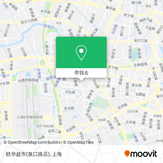 联华超市(泉口路店)地图