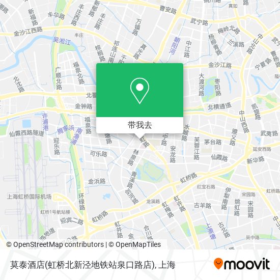 莫泰酒店(虹桥北新泾地铁站泉口路店)地图