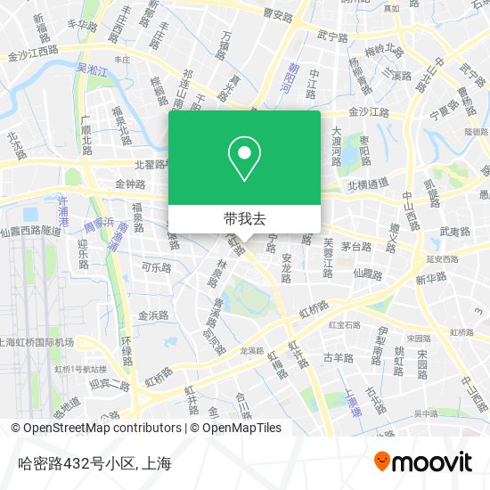 哈密路432号小区地图