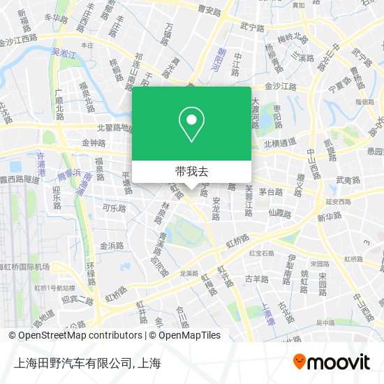 上海田野汽车有限公司地图