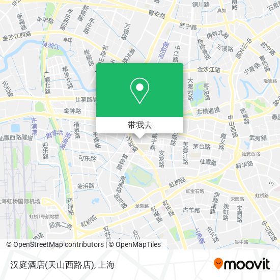 汉庭酒店(天山西路店)地图