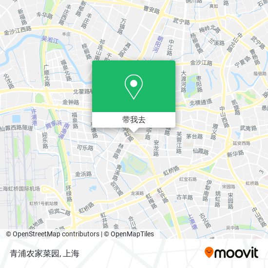 青浦农家菜园地图