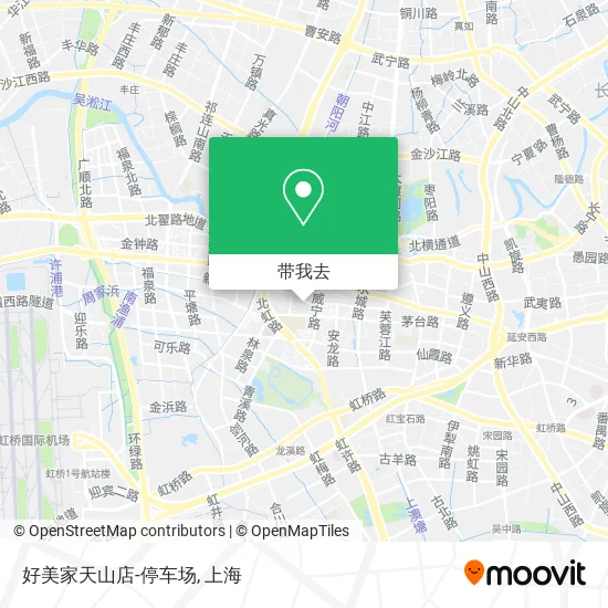 好美家天山店-停车场地图