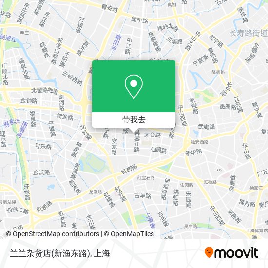 兰兰杂货店(新渔东路)地图