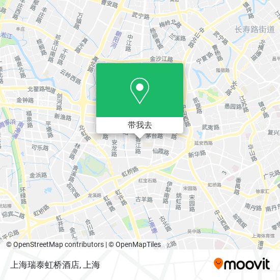 上海瑞泰虹桥酒店地图